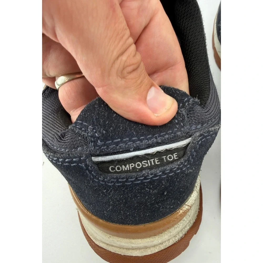 CAT Caterpillar Men Streamline 2.0 Composite Toe Work Shoes Navy P91482 Size 9.5